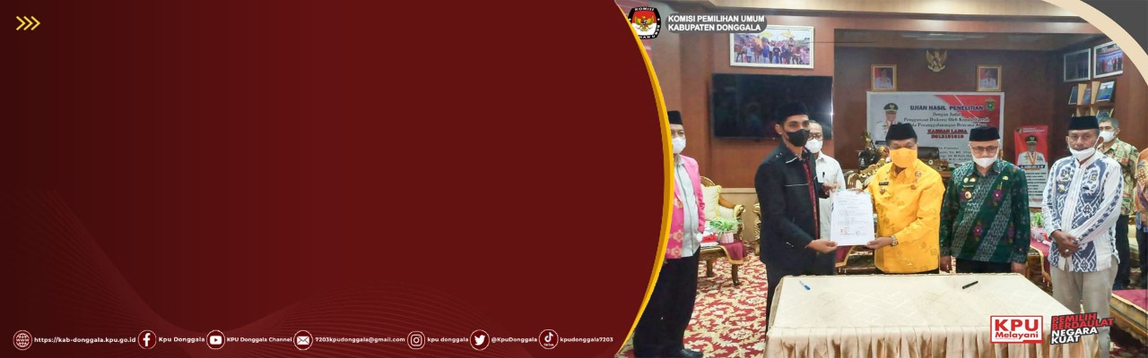 KPU Donggala Bersama Pemda Donggala Tanda Tangani Mou DPB Tahun 2022