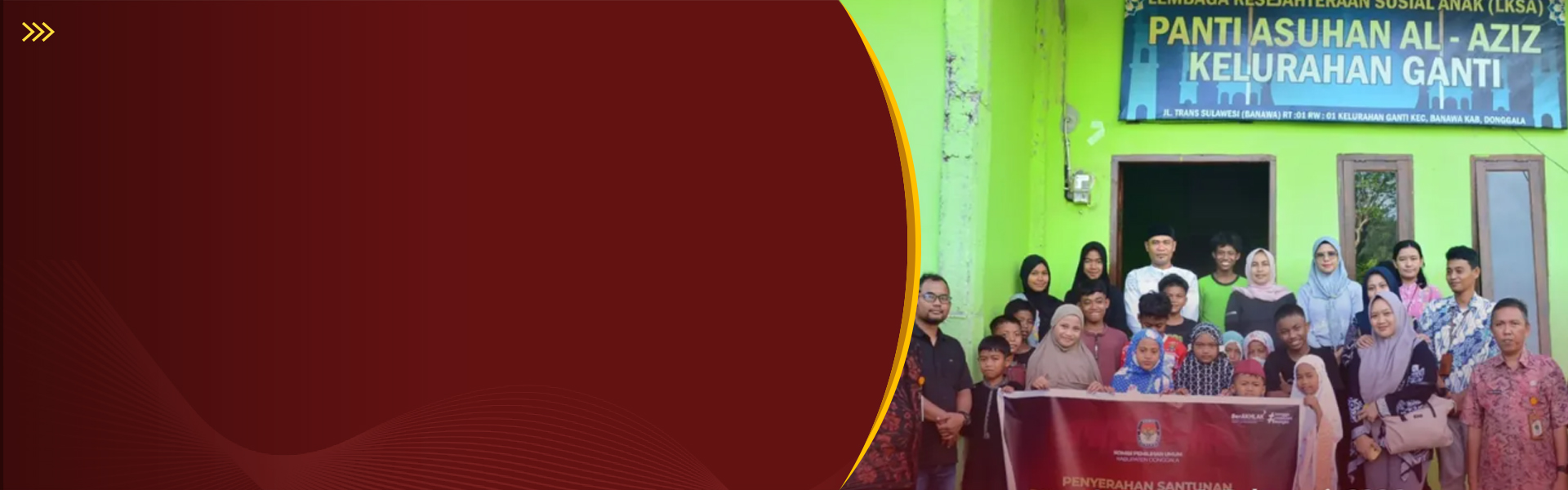KPU Kabupaten Donggala Lakukan Penyerahan Santunan dan Doa Bersama Anak Yatim