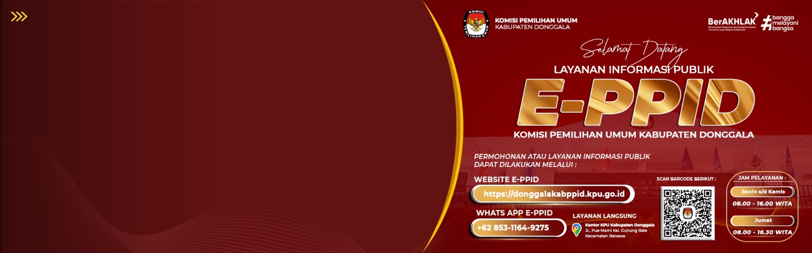 Selamat Datang di Layanan E-PPID KPU Donggala